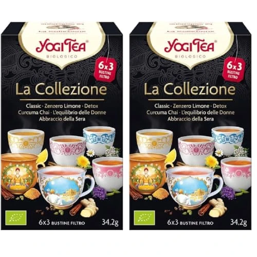 Offerta a tempo: Yogi tea La Collezione, 18 Bustine Filtro (Confezione da 2) - 0% da 8.86 € a 8.86 €