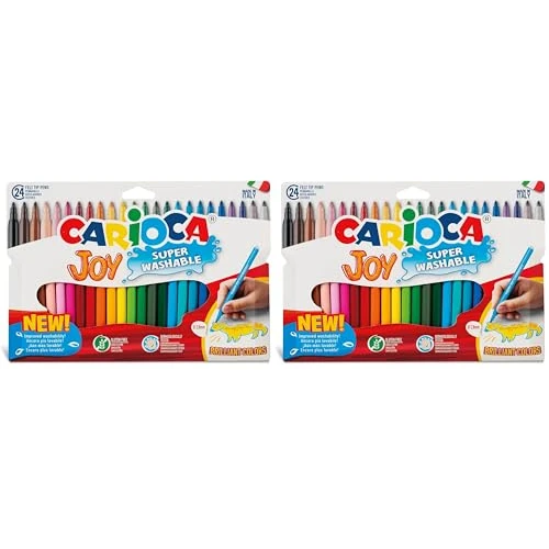 Carioca Universal Pisaki Joy 24 kolory (Packung mit 2)