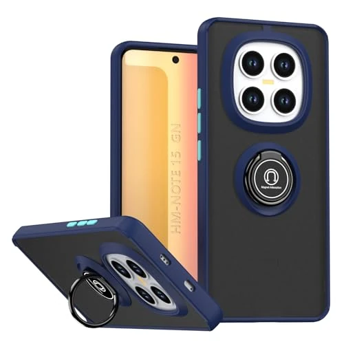 Oferta limitada: XINYEXIN Funda para Xiaomi Redmi Note 15 Pro 5G / Poco X8 5G, Funda con Soporte de Anillo, TPU + PC Translúcido Anti- Arañazos Carcasa Protectora Antigolpes Case Cover - Azul Real de 10.99 EUR a 8.79 EUR (ahorro 20%)