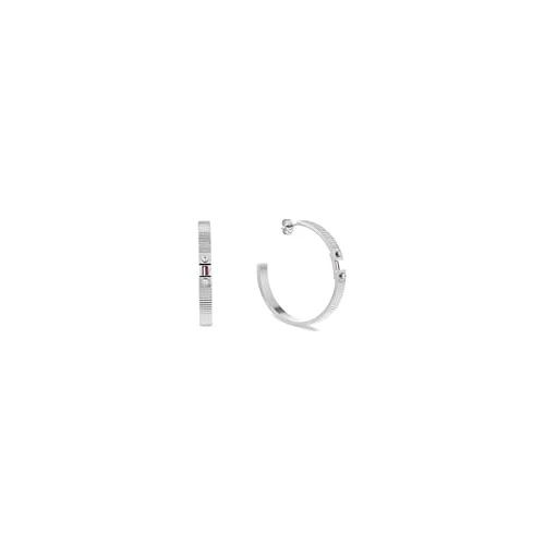 Oferta limitada: Pendientes tipo argolla Tommy Hilfiger Jewelry para mujer de acero inoxidable adornados con cristales, 2781049 de 49.09 € a 49.09 € (ahorro 0.00%)