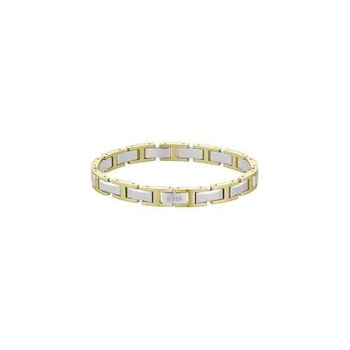 Oferta limitada: Brazalete de eslabones para hombre de BOSS Jewelry en acero inoxidable y oro amarillo, 1580793 de 119.00 € a 106.49 € (ahorro 11%)
