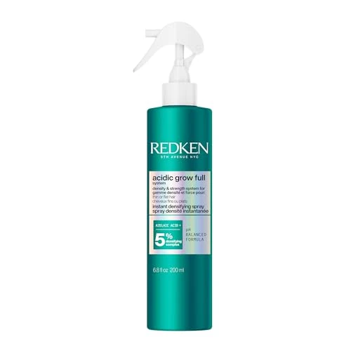Limited-time offer: Redken, Acidic Grow Full Instant Densifying Spray, Volumising, 190ml | Instant Densifying, Instant Root-Lift, Volumising Spray, Fuller-Looking Hair, Acidic Grow Full, Hair Styling Spray from 27.00 £ to 21.70 £ (save 20%)