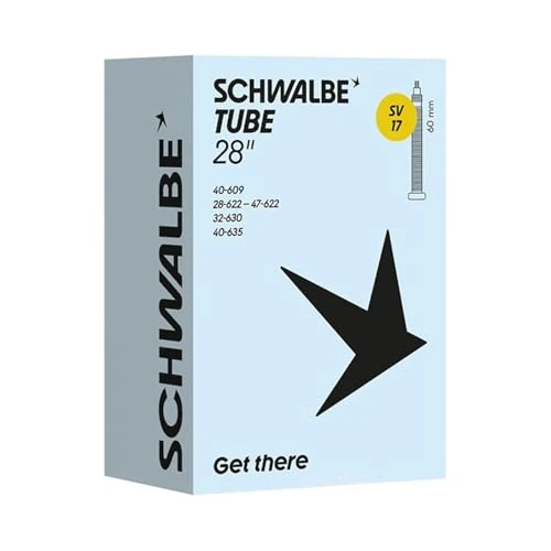 Schwalbe Cámara de Aire para Bicicleta SV17, 28/47-622/635 IB 60 mm