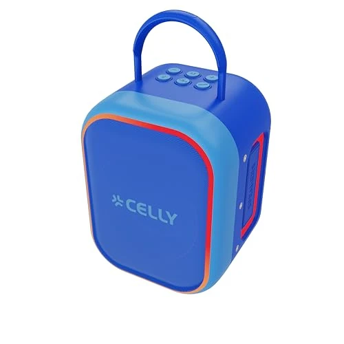 Offerta a tempo: Celly - Speaker Bluetooth con 2 Microfoni Wireless, Luci RGB e Funzione Karaoke - 10% da 19.28 € a 17.35 €