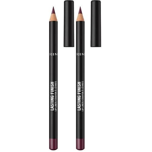 Offre limitée : Rimmel Lasting Matte Lip Liner 850 Underground, crayons à lèvres, rouge à lèvres mat, crayon contour lèvres (Lot de 2) de 7.80 € à 6.42 € (18% de remise)