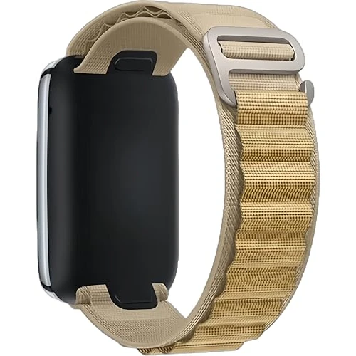 Offerta a tempo: Cinturino in Nylon Compatible with Apple Watch Ultra3/2/1 SE3/2/1 Series11/10/9/8/7/6/5/4/3/2/1 – regolabile, leggero e traspirante con chiusura a G-Hook per (38/40/41/42/44/45/46/49 mm)- Grano - 65% da 29.54 € a 10.28 €