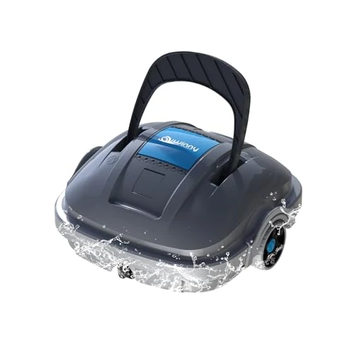 Offre limitée : WINNY POOL CLEANER WY1102MAX Robot Piscine sans Fil,100 Min,Stationnement Automatique,Aspirateur Robot Piscine,Filtration 180 µm Aspiration Puissante Robot,pour Piscines Hors Sol 80m²-Gris foncé de 149.99 € à 149.99 € (0.00% de remise)