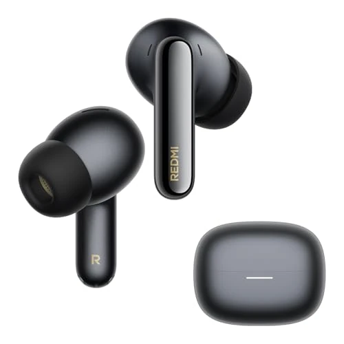 Offerta a tempo: Xiaomi REDMI Buds 8 Pro, Bluetooth True Wireless, cancellazione attiva del rumore a 55 dB, triplo driver, suono Hi-Res HiFi, Dolby Audio, durata della batteria fino a 33 ore, Bluetooth 5.4, IP54, Nero - 25% da 84.99 € a 63.81 €