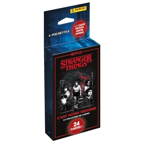 Panini Stranger Things Trading Cards Blister Pack of 4 Sleeves + 1 Limited Edition Card