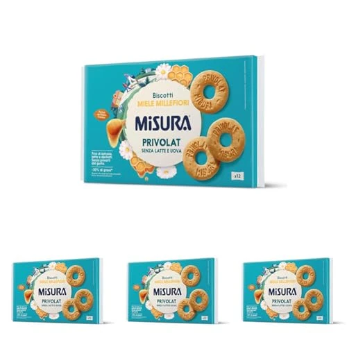 Misura Biscotti al Miele Privolat | Senza Latte e Uova | Confezione da 1600 grammi