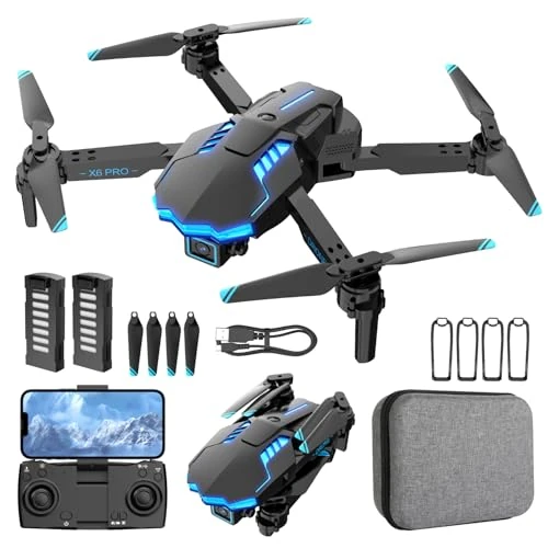 Oferta limitada: Dron con Camara 1080 para Niño y Adultos RC Quadcopter Mini Drone FPV con 30min de Vuelo/Altitud Retención/Fotografía Gestos, Juguete Regalo para Niño Cumpleaño Navidad (Blue) de 79.99 EUR a 79.99 EUR (ahorro 0%)