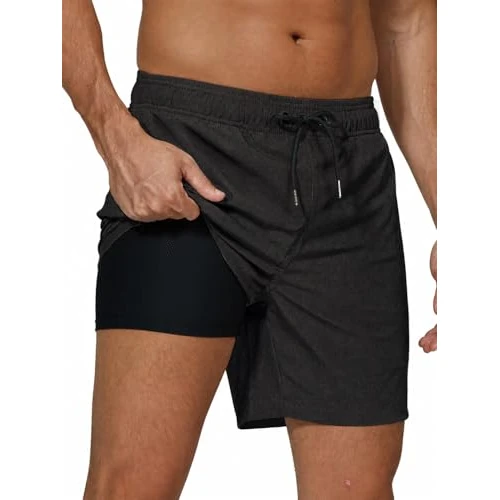 Offre limitée : Arcweg Shorts de Bain Homme étanche Séchage Rapide 2 en Maillot Homme avec Doublure de Compression Noir Cationique M(EU) de 22.78 € à 20.56 € (10% de remise)