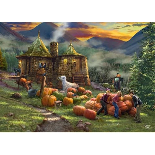 Offerta a tempo: Schmidt 58660 Mondo Magico, Harry Potter, Il Cappello di Hagrid, Thomas Kinkade, Puzzle da 1000 Pezzi - 14% da 15.70 € a 13.49 €