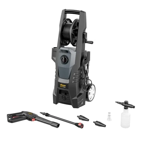 Offerta a tempo: WAGNER AQUASTORM PREMIUM - Idropulitrice ad alte prestazioni per risultati professionali e lavori di pulizia impegnativi, incl. ugello standard, turbo e schiumogeno - 34% da 229.95 € a 150.99 €