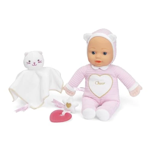 Oferta limitada: Set de Regalo Chicco para Nacimiento: Muñeca Suave, Doudou Gatito y Mordedor con Corazón Brillante, Lavable, Suave y Seguro, Juego de Rol, 0 meses de 34.90 € a 34.90 € (ahorro 0.00%)