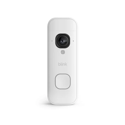 Oferta limitada: Blink Videotimbre 2K+ con pilas (últ. generación) | Vista de cuerpo entero | Audio mejorado | IP65 | Pilas de larga duración | Instalación sencilla | Módulo de sincronización no incluido (blanco) de 69.99 € a 29.99 € (ahorro 57%)