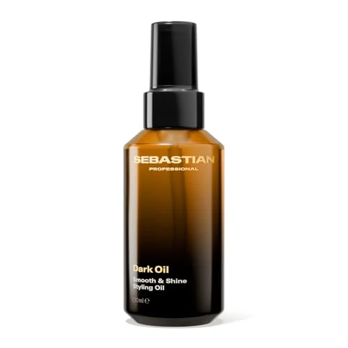 Sebastian Professional Dark Oil Smooth and Shine Styling Oil – Olio leggero per capelli lisci, morbidi e luminosi, ideale per donare brillantezza e controllo naturale, 100ml