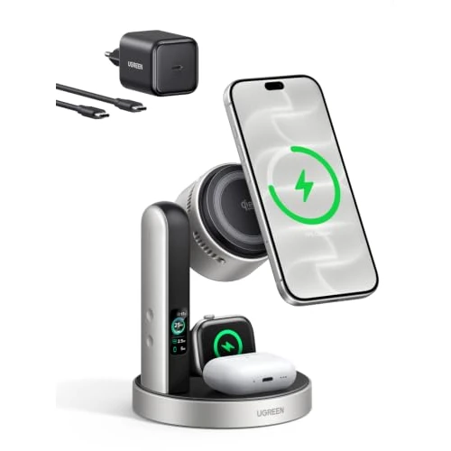 Tijdelijke aanbieding: UGREEN MagFlow Pro 25W Qi2 3-in-1magnetisch oplaadstation met koeling van 139.99 € naar 119.99 € (14% korting)