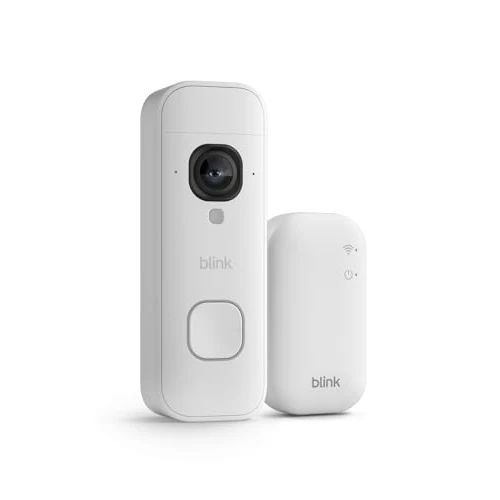 Oferta limitada: Blink Videotimbre 2K+ con pilas (últ. generación) | Vista de cuerpo entero | Audio mejorado | IP65 | Pilas de larga duración | Instalación sencilla | Módulo de sincronización básico (blanco) de 79.99 € a 39.99 € (ahorro 50%)