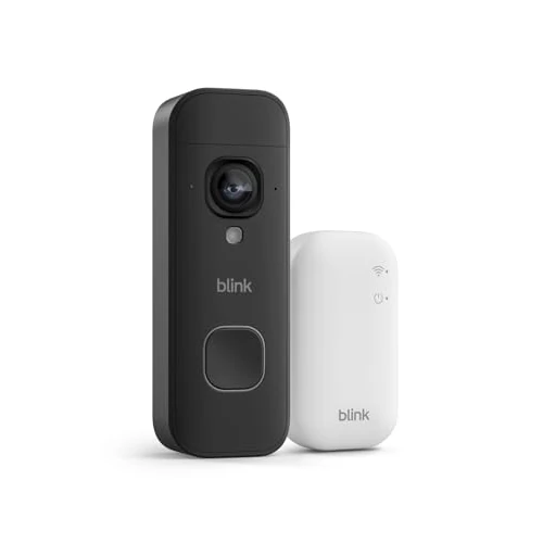 Zeitlich begrenztes Angebot: Blink Videotürklingel 2K+ (Batterie, neueste Gen.) | Kopf-bis-Fuß-Aufnahme | 2K | IP65 | Lange Batterielaufzeit | Einfache Einrichtung | Inkl. Sync-Basismodul – System (schwarz) von 79.99 € auf 47.99 € (40% Rabatt)