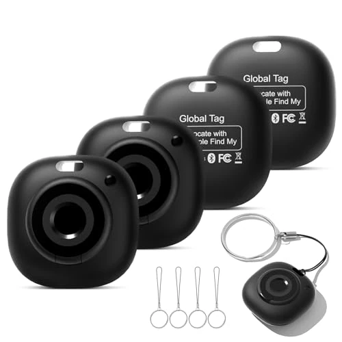 Oferta limitada: Smart Tag Localizador 4 Pack, Compatible con Apple «Find My» (Solo iOS), para Maletas/Bolsos/Llaves/Mochilas Infantiles, Batería extraíble de 19.99 EUR a 19.99 EUR (ahorro 0%)