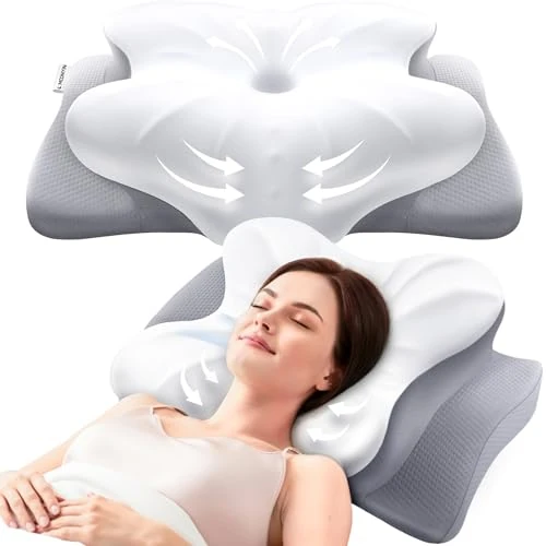 Tijdelijke aanbieding: MOONYIN nekkussen hoofdkussen, memory foam kussen, nekkussensteun, ergonomisch hoofdkussen, kussen voor zij van 99.99 € naar 99.99 € (0.00% korting)