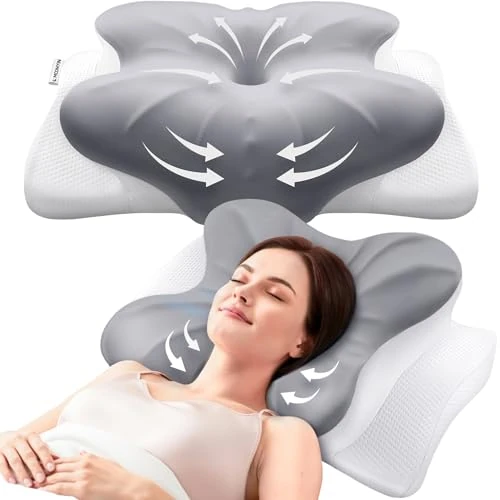 Zeitlich begrenztes Angebot: MOONYIN Nackenkissen Memory Foam Ergonomisches Kissen Hochwertiges Design von 75.99 € auf 49.98 € (34% Rabatt)
