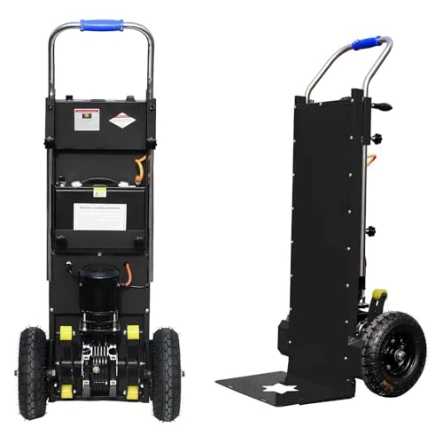 Oferta limitada: Carretilla de Mano Eléctrica de 1500 W con Capacidad de Carga de 400 Kg, Soporta Escaleras y Descensos para el Transporte de Muebles,A de 799.99 € a 799.99 € (ahorro 0.00%)