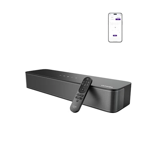 Oferta limitada: ULTIMEA Barra de Sonido 2.1ch para TV, subwoofer Integrado,132W, Control por App, Barras de Sonido Bluetooth 5.4 VoiceMX,Graves Ajustables,soundbar Todo en uno PC, óptico/AUX, Poseidon M20 Pro de 68.58 € a 65.15 € (ahorro 5%)