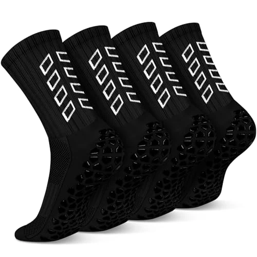 Oferta limitada: ENONEO Calcetines Futbol Antideslizantes Calcetines Deportivos Espesar Algodón Transpirable Calcetín Antideslizante Futbol Hombre Calcetines de Baloncesto Mujer EU 37-45 (Negro Puro-2pc) de 13.49 € a 13.49 € (ahorro 0.00%)
