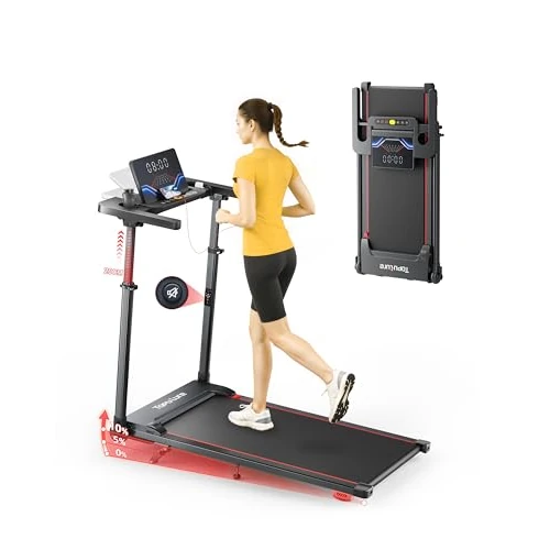 Offerta a tempo: Tapis Roulant Elettrico con Inclinazione, 12km/h Tapis Roulant Pieghevole con Pendenza, Walking Pad, App e Telecomando, Design Salvaspazio per Casa e Ufficio, Nessuna Installazione Richiesta - 35% da 459.99 € a 299.99 €