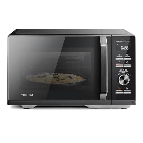 Tijdelijke aanbieding: Toshiba 3-in-1 magnetron, originele omvormer met grill, 25 liter, magnetron 900 W, grill 1100 W, Chef Defrost, combi, 10 standen, 7 automatische menu's, kleur zwart-MW3-AG25PFI(BK) van 139.87 € naar 139.87 € (0.00% korting)
