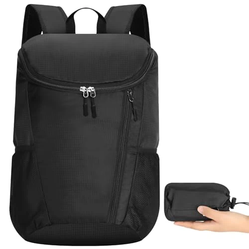Offerta a tempo: AiQInu Zaino Pieghevole Ultraleggeri, Impermeabile Multifunzione Zaino da Escursionismo Unisex zaino da viaggio Outdoor per Sport Arrampicata Campeggio Viaggio Ciclismo - 0.00% da 11.99 € a 11.99 €