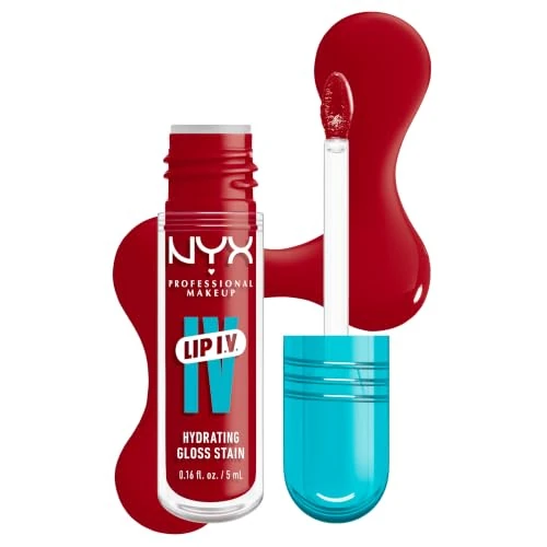 Offerta a tempo: NYX Professional Makeup Gloss Idratante & Lip Tint 2-in-1, Idratazione fino a 12H, Con Vitamina B12 e Magnesio, Lip IV Hydrating Gloss Stain, Tonalità: 22 Cherry Drenched, 5 ml - 29% da 11.95 € a 8.49 €