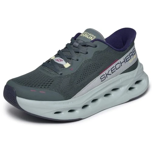 Offerta a tempo: Skechers Scarpe da Ginnastica Max Cushioning Glide-Step Caledonia da Donna, Salvia, 36 - 13% da 114.95 € a 99.89 €