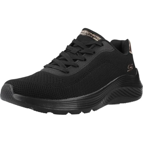 Oferta limitada: Skechers Bobs Squad Waves Current Look - Zapatillas Deportivas para Mujer, Color Negro, Talla 4 de 59.95 € a 44.93 € (ahorro 25%)