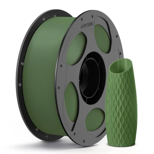 Oferta limitada: ANYCUBIC Filamento PLA para impresora 3D, identificación inteligente filamento PLA para impresora 3D, 1,75 mm, precisión dimensional +/- 0,02 mm (verde oliva, 1 kg) de 16.99 € a 16.99 € (ahorro 0.00%)