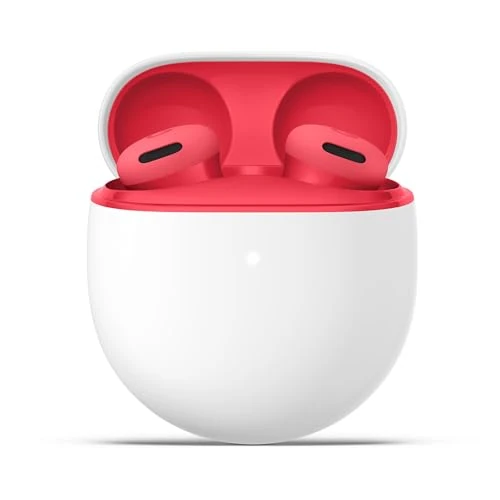 Offerta a tempo: Google Pixel Buds 2a - Auricolari wireless con cancellazione attiva del rumore - Leggeri, comodi e sicuri - Resistenti all'acqua - Compatibili con Bluetooth - Rosso lampone - 34% da 149.00 € a 97.85 €