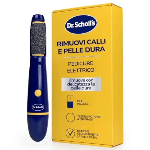 Oferta limitada: Lima eléctrica para pedicura de Dr. Scholl's: exfolia y elimina durezas y callos al instante. Suaviza los pies en segundos. Pule con suavidad. Ideal para viajes. Incluye pilas AAA de 14.99 € a 11.99 € (ahorro 20%)