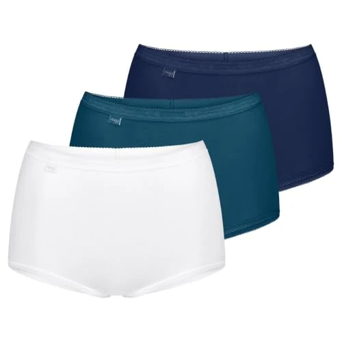 Offerta a tempo: Sloggi Slip da Donna Basic+ Maxi C3p (Confezione da 3), Combinazione Blu, 46 - 15% da 34.95 € a 29.71 €