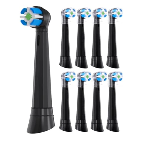 Tijdelijke aanbieding: 8 opzetborstels voor Oral B iO 3/4/5/6/7/8/9/10 - compatibele elektrische tandenborstelkoppen voor het verwijderen van tandplak van 27.49 € naar 27.49 € (0.00% korting)