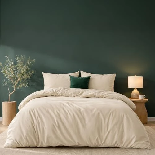 Offerta a tempo: Twinzen - Copripiumino Matrimoniale 240x220 cm con 2 Federe 50x70 cm - 0.00% da 25.86 € a 25.86 €