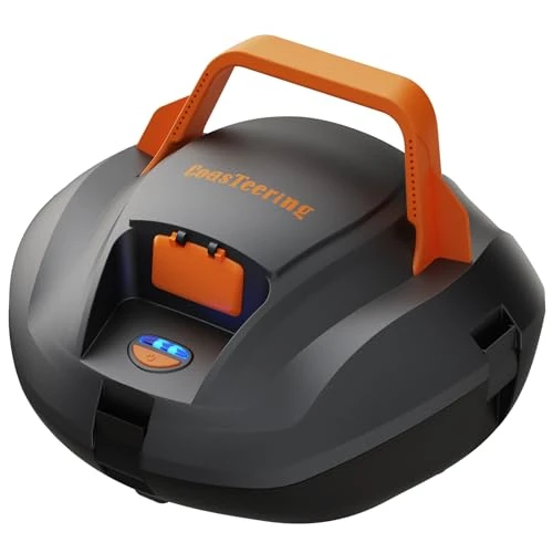 Offerta a tempo: (2026 New) CoasTeering Planet Robot Piscina Senza Fili, 120 Min Autonomia 4500mAh, Doppio Motore, Ricarica Rapida 2,5h, Pulizia Fondo, Acqua Salata & Dolce, per Piscine fino a 80 m² - 10% da 169.98 € a 153.41 €