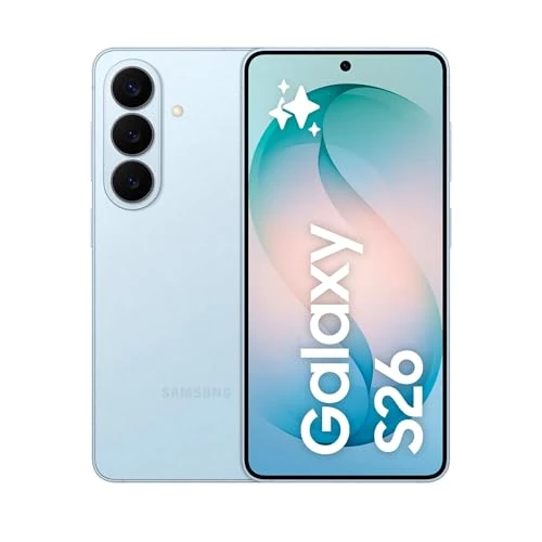 Offerta a tempo: Samsung Galaxy S26 Smartphone AI, 256GB, 3 anni di Garanzia, Processore Avanzato, Assistente Foto, Creative Studio, Camera 50 MP, 4300 mAh, Sky Blue [Versione italiana] - 28% da 1029.00 € a 739.00 €