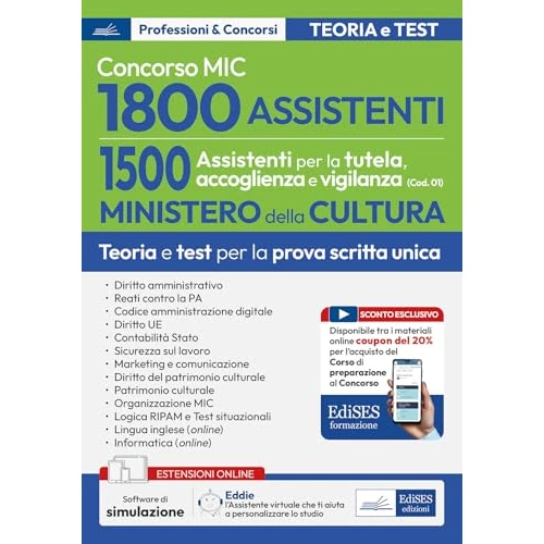 Concorso MIC. 1500 Assistenti alla tutela, accoglienza e vigilanza