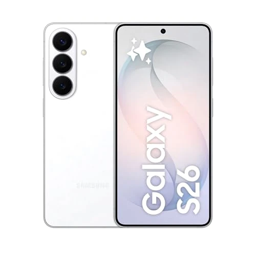 Offerta a tempo: Samsung Galaxy S26 Smartphone AI, 256GB, 3 anni di Garanzia, Processore Avanzato, Assistente Foto, Creative Studio, Camera 50 MP, 4300 mAh, White [Versione italiana] - 22% da 1029.00 € a 799.00 €