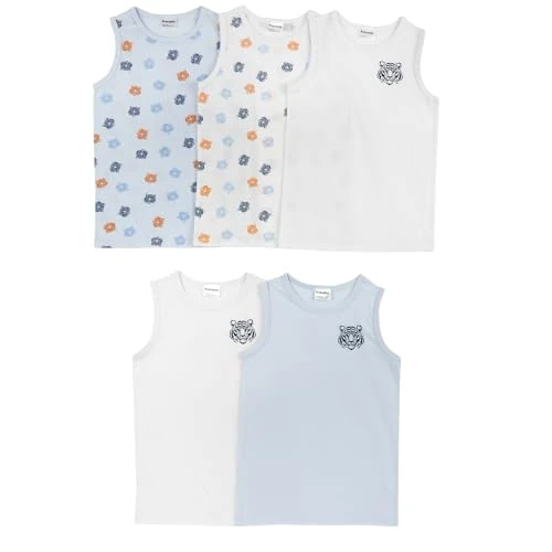 Offerta a tempo: Prénatal Prénatal Bambini e Ragazzi 5 Canottiere Intime - 24% da 29.99 € a 22.92 €