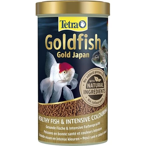 Zeitlich begrenztes Angebot: Tetra Goldfish Gold Japan - Premium Fischfutter in Form von Mini Sticks für japanische Goldfische und andere exotische Goldfische, 500 ml Dose von 13.99 € auf 9.37 € (33% Rabatt)