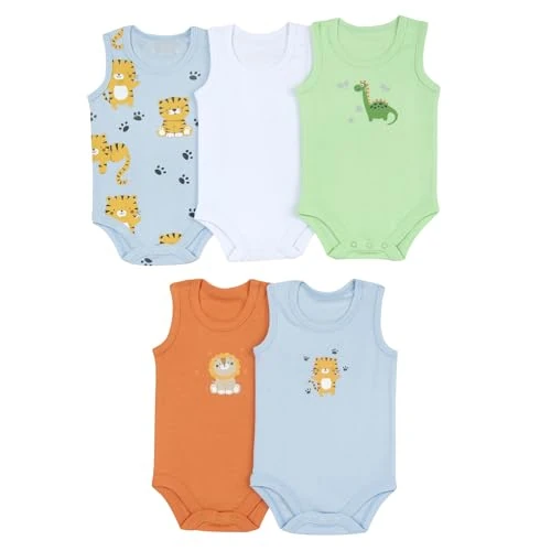 Offerta a tempo: Prénatal Bimbo 0-24 5 Body Senza Maniche - 52% da 25.99 € a 12.59 €