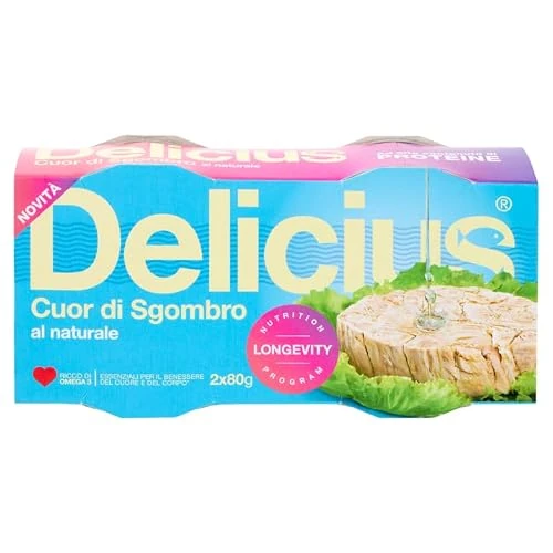 Offerta a tempo: Sc. Cuore di Sgombro al Naturale 80 g x 2 - 32% da 3.49 € a 2.39 €
